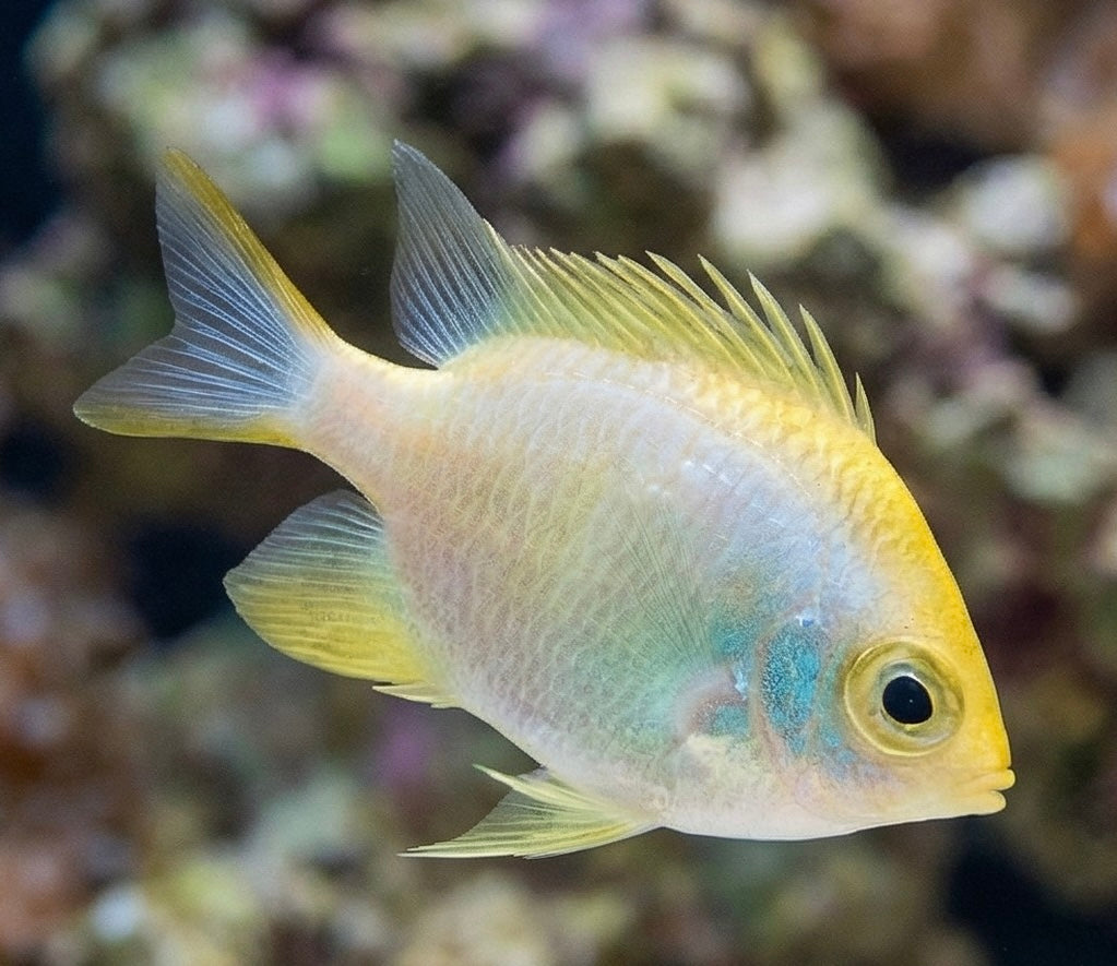 Stag horn damsel fish